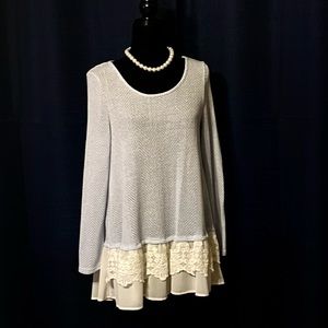 Baby Blue Knit Dress